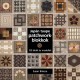 Japán taupe patchworkblokkok - 125 blokk és modellek