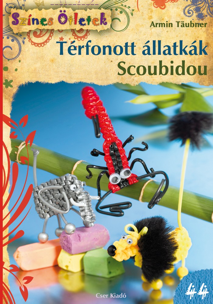 Térfonott állatkák. Scoubidou - Színes Ötletek 44. - Image 3